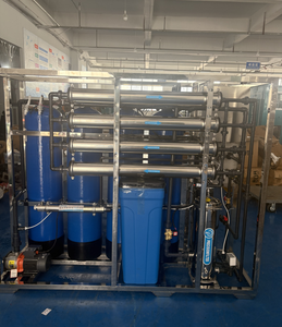 Système de purification d'eau par osmose inverse industriel 1000 l/h, contrôlé par PLC, en acier inoxydable, OEM 1000l - Product Image 5