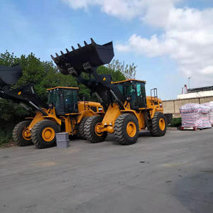 Chargeuse sur pneus neuve de 5 tonnes SYL956H5 de Chine avec fourches <span class=keywords><strong>à</strong></span> palettes et lame <span class=keywords><strong>à</strong></span> neige <span class=keywords><strong>à</strong></span> vendre - Product Image 4