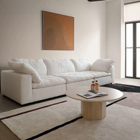 Table basse moderne en pierre pour salon, mobilier de maison avec assemblage et nettoyage faciles