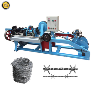 ความเร็วสูงบิดคู่ชุบสังกะสีลวดหนามเครื่องรั้วตาข่ายเครื่องทำ - Product Image 1