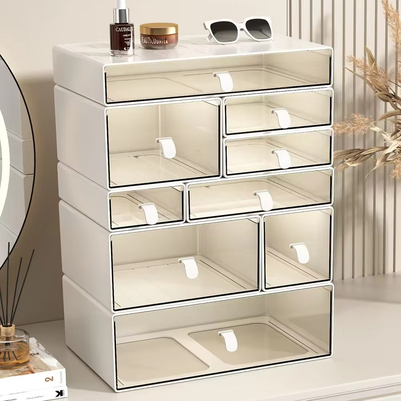 Desk Organizer Clear Plastic Desk Storage