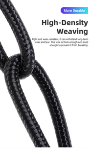 Hyto สายชาร์จไนลอนชนิด C 60W ชนิด C สายชาร์จเร็วแบบถักเปีย USB C TO C สายชาร์จข้อมูลสำหรับ iPhone 16 <span class=keywords><strong>Samsung</strong></span> <span class=keywords><strong>iPad</strong></span> - Product Image 5