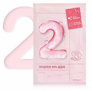 Masque en tissu hydratant coréen No.2 Water Collagen 65% Voluming (10 unités) pour une peau repulpée, anti-âge et hydratante - Product Image 5