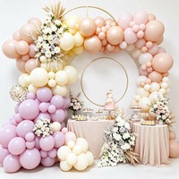 Kit de guirlande de ballons en latex de tailles et couleurs variées, ensemble d'arche de ballons DIY, décoration pour anniversaire, baby shower, festival, fête