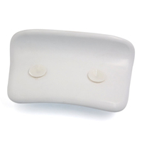 Oreillers de bain en PU de marque NEWDO, antidérapants, imperméables, design moderne, neufs d'usine, vente en gros à bas prix pour une utilisation en salle de bain