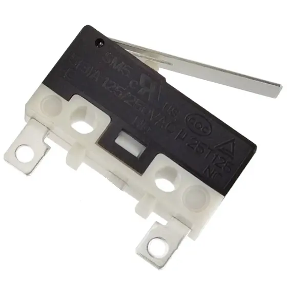 DEWO SM5 serisi mikro anahtarı 3A 250v kısa kollu SPST fonksiyonu ile fare ürünleri için mikro anahtarı