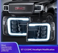 Kit de rétrofit d'éclairage Vland 12V 35W 4600 Lumens avec projecteur LED pour GMC Sierra SLE1500 (2007-2013)