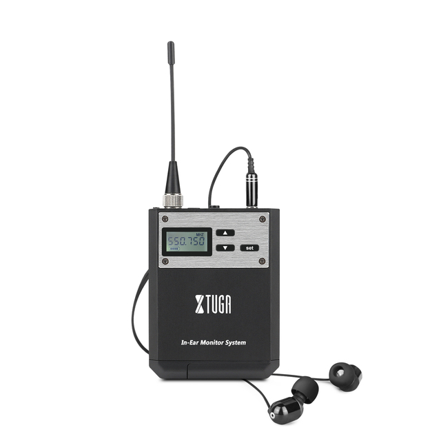 Portable Wireless Metal Professional In-Ear Monitor Systems for Stage Performance (Only Receiver)