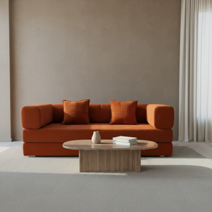 Divano Letto Moderno Minimalista Multifunzionale a 3 Posti in Velluto con Imbottitura in Spugna Convertibile per Appartamento e <span class=keywords><strong>Soggiorno</strong></span> - Product Image 5