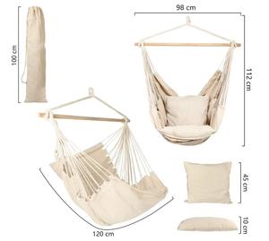 Fauteuil suspendu confortable et durable à prix abordable avec coussins et support - Product Image 2