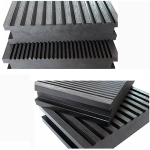 Durable <strong>Square</strong> Solid WPC <strong>Decking</strong> with Waterproof Groove Surface Traditional Design for Outdoor Garden - Product Image 2