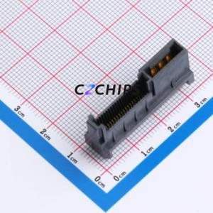 HSEC8-120-01-S-PV-2-1 Gold Finger Connector Through hole Component THT,P=0.8mm Connector 0.8mm 42P Through Hole Copper Beryllium - Product Image 1