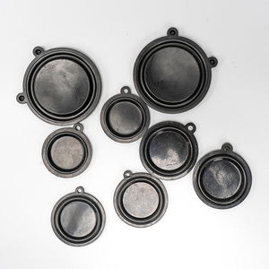 가스 온수기 부품 블랙 바이노럴 대칭 다이어프램 프로판 보일러 51mm 돔 상단 커버와 두 귀 다이어프램 - Product Image 5