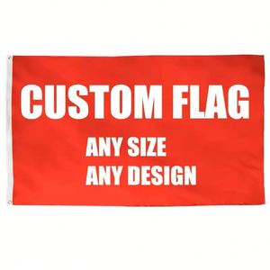 Bandera Publicitaria Exterior Personalizada, Tela de Poliéster, Impresión Digital por Sublimación, para Eventos - Product Image 1