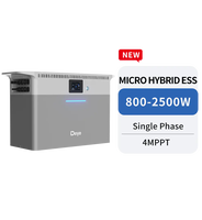 Système de stockage d'énergie tout-en-un Deye SUN-BK250-2.56KWH-EU-AM4-32L basse tension 4MPPT pour balcon/camping