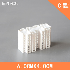 Maquette de <span class=keywords><strong>b</strong></span>âtiment miniature, <span class=keywords><strong>B</strong></span>âtiment résidentiel en plastique, Structure de <span class=keywords><strong>b</strong></span>âtiment de grande hauteur, Modèle <span class=keywords><strong>immobilier</strong></span>, Planification - Product Image 3