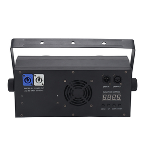 Nieuwe Hot Sale 2-ogen <span class=keywords><strong>Blinder</strong></span> met LED Ring 240W LED COB Stage-effectlicht Warm Wit Aluminium Licht DMX512 Stage-effectlicht - Product Image 4