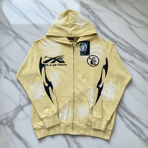 Set Felpa con Cappuccio Hip Hop Streetwear 2 Pezzi Oversize Effetto Vintage Lavato Felpa e Pantaloni Autunno Inverno per Coppie e Adolescenti - Product Image 4