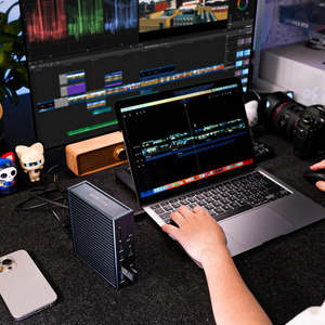 Base de Conexión Thunderbolt 4 21 en 1, 40 Gbps, 8K*60Hz, para Dos Pantallas 4K MST, 90W PD, USB 3.2, SD/TF, Audio, Aluminio, Compatible con <span class=keywords><strong>MacBook</strong></span> - Product Image 6