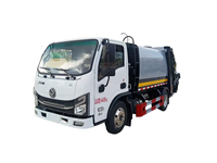 Camion compacteur à ordures Dongfeng 6cbm, camion de collecte et d'élimination des déchets de 3 tonnes à vendre