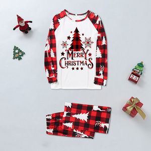 Natal Família Combinando Roupas 2 Peças Pijama Set Casual Solto Pijamas Xmas Família Olha Pijama - Product Image 4