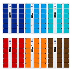 Indoor Outdoor Digital Qr Code Bar Door Self Storage Compartments Electronic <b>Cabinet</b> Smart Storage <b>Locker</b> for Gym Supermarket - Product Image 4