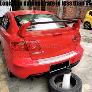 Aileron arrière pour Mazda 3 2006 07 2008 09 2010 11 2012 2013, matériau ABS, aspect fibre de carbone, accessoires sportifs, kit carrosserie - Product Image 3