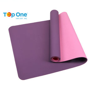 Top One Top Vente Conception Professionnelle Tout Usage Femme Adulte Vague 2 Couleurs Gymnastique Sports Gym TPE Tapis De Yoga - Product Image 2