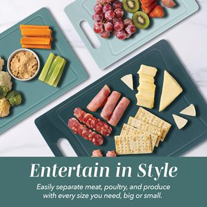 Juego de Tablas de Cortar Antideslizantes con Asa de Fácil Agarre para Carne, Verduras y Frutas - Product Image 6