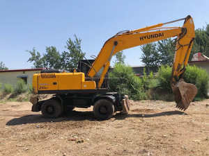 Excavateurs d'occasion Original coréen hyundai 210w Excavateurs à roues 21 tonnes Robex 210 Excavadora Prix bon marché R210w-9 210w-7 - Product Image 6