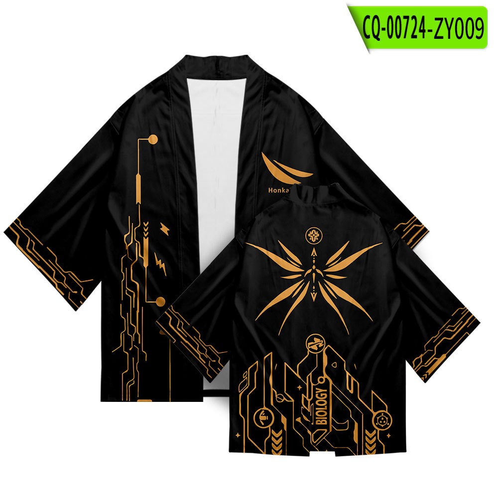 2.Kimono Women Men Shirt Costume