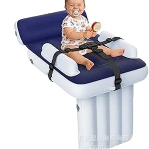 Lit de poussette gonflable pour bébé 80x50cm, matelas pliable en PVC pour voyage et camping - Product Image 2