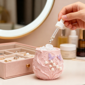 Bougie parfumée de luxe en gypse en forme de papillon, bougie d'aromathérapie, cadeau, <span class=keywords><strong>cire</strong></span> fondue artisanale en gypse pour la décoration intérieure - Product Image 3