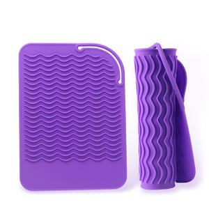 Tapis en Silicone thermorésistant, pochette, outils de coiffure, tapis chauffant, Anti-chaleur pour cheveux, lisseur, <span class=keywords><strong>fer</strong></span> à friser - Product Image 4