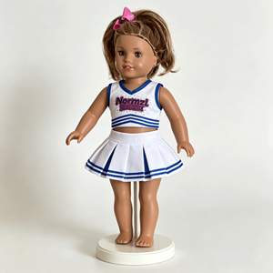 Ensemble d'uniformes de pom-pom girl personnalisés, uniforme de pom-pom girl pour poupée américaine, costume de pom-pom girl My Generation - Product Image 2