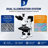 Research Upright Biological Microscope with Auto Focus and IP55 Rating for Material Analysis and Inspection