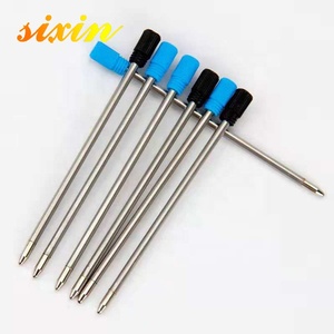 Recarga de bolígrafo con purpurina vacía de Metal, tamaño de plomo de escritura estándar, accesorios de papelería de oficina de 1,0mm, suministros escolares - Product Image 4