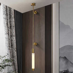ฮุ่ยจู ไลท์ติ้งโคมไฟติดผนังหินอ่อน LED 220V สไตล์นอร์ดิกสมัยใหม่ สำหรับห้องนั่งเล่นและห้องนอน - Product Image 3