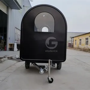 Customized Round Food Trailer without Service Window and Inside Parts
