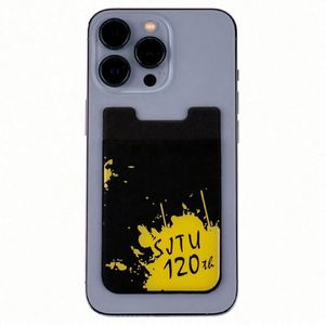 Funda Elástica Promocional para Teléfono con Tarjetero y Bolsillo Adhesivo para Tarjetas de Crédito, Regalo Empresarial - Product Image 1