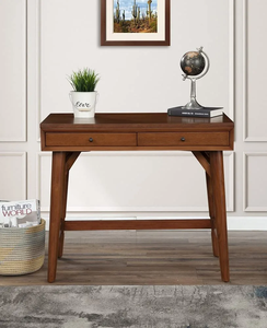 Juego de mesa y silla de madera maciza de <span class=keywords><strong>color</strong></span> nogal natural de alta gama, diseño moderno de proveedor chino para uso doméstico - Product Image 1