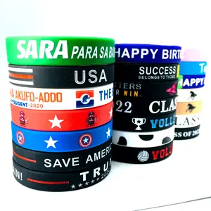 Wristbands Custom Solid Color Make your design Silicone wristband 25x250mm Rubber wristband bracelets with logo