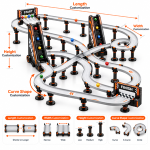Pista de Canicas Profesional Personalizada para Pinball, Equipo de Transmisión en Vivo, Competición de Pinball, Pista de Carreras de Canicas - Product Image 2
