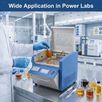 Medidor automático de resistividad dieléctrica Tan Delta para aceite, resistividad volumétrica, constante dieléctrica, probador de aceite para transformadores ASTMD924