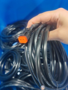 OEM DT 2针Deutsch防水母连接器DT06-2S-E004黑色插头2 * 1.5平方毫米电缆组件汽车线束 - Product Image 4