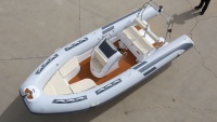 Bateau pneumatique sportif en fibre de verre Hypalon de 5,2 m, bateau de pêche de luxe certifié CE, respectueux de l'environnement