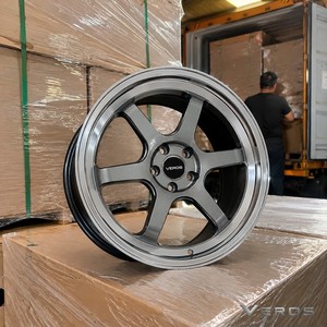 Cerchi Forgiati 5x112 22x12, Ruote Forgiate Modulari a <span class=keywords><strong>2</strong></span> Pezzi con Bordo Graduato per G32 5x120, Nero Lucido, Cerchi <span class=keywords><strong>15</strong></span> - Product Image 4