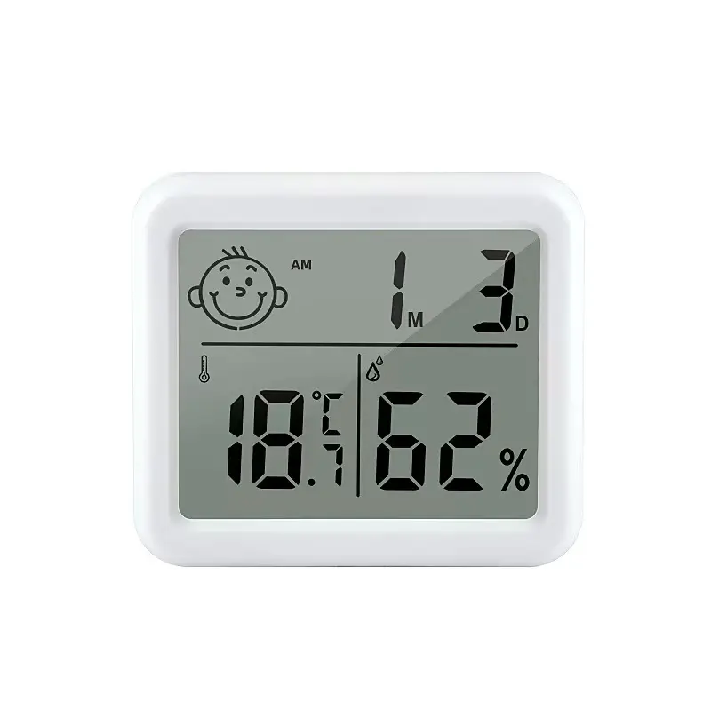 Misuratore elettronico di umidità della temperatura LCD per interni termometro digitale igrometro stazione meteorologica