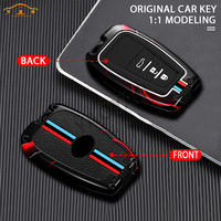 Étui de protection pour clé en alliage de zinc et silicone 2026 pour Toyota RAV4 Camry Corolla CHR Prado Prius - Accessoires automobiles