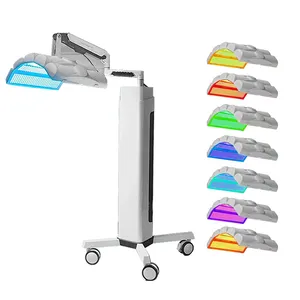 2024 Pdt Led Face Photon Light Therapy Skin Rejuvenation 840 Lamps Led Pdt Facial Red-Light Therapy Ance Removal Blue Machine